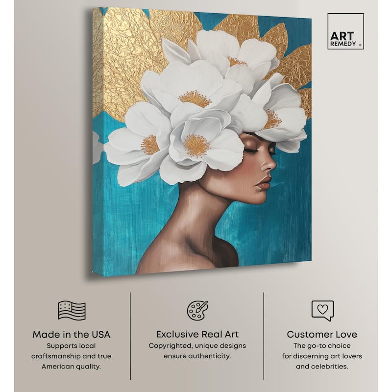 Floral Goddess I Canvas by Art Remedy, Gallery Wrapped
