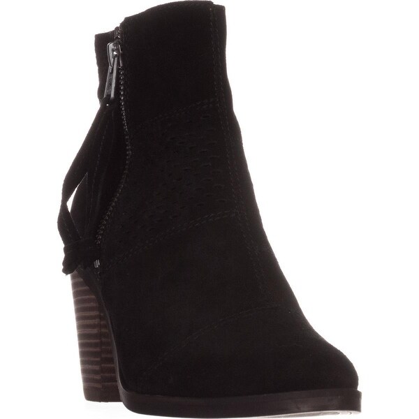 Lucky Brand Ramses Ankle Boots, Black Suede - 7 us / 37 eu