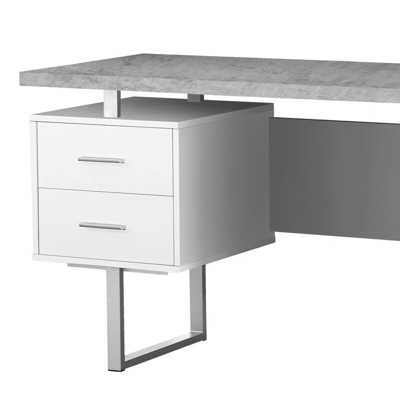 60" Computer Desk with Metal Legs