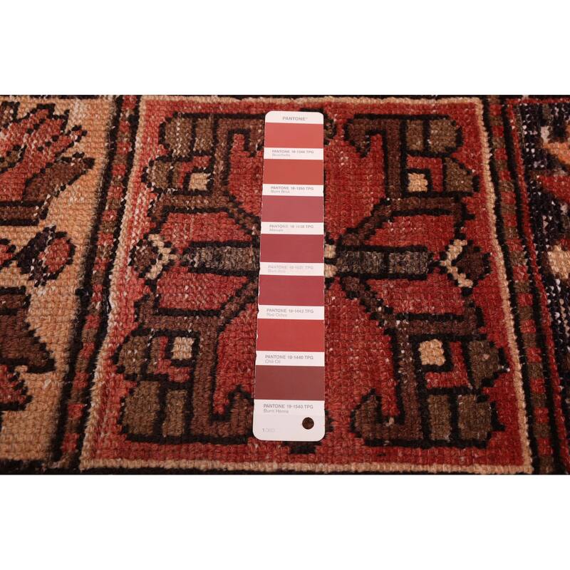 ECARPETGALLERY Hand-knotted Andelz Red Wool Rug - 6'9 x 10'0