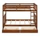 preview thumbnail 7 of 68, American Classic Traditional Style Twin-over-Twin Bunk Bed with Ladders and Two Storage Drawers