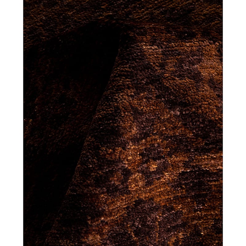 Overdyed One-of-a-Kind Hand-Knotted Area Rug - Brown - 6' 1" x 8' 7"