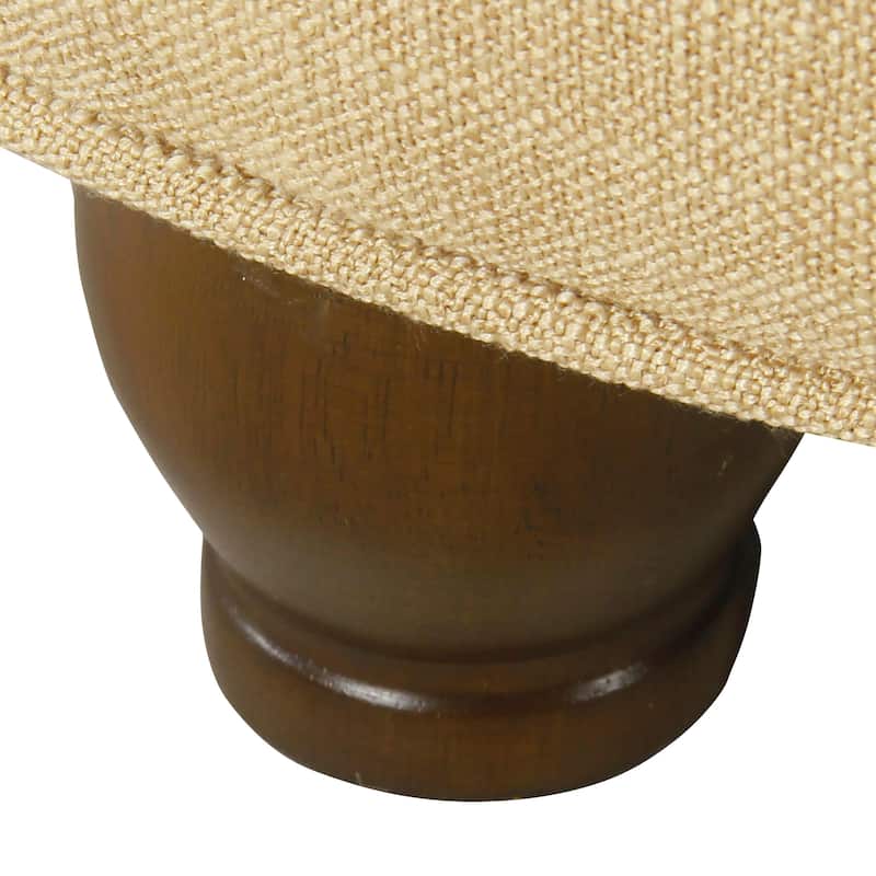 Copper Grove Lamentin Tufted Round Storage Ottoman