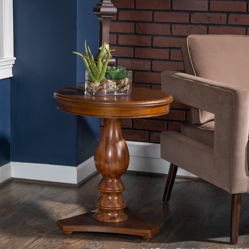 Linon Stanton Round Accent Side Table