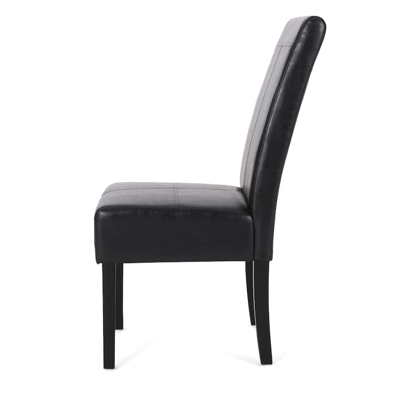 Pertica Upholstered T-Stitch Dining Chairs (Set of 2) by Christopher Knight Home
