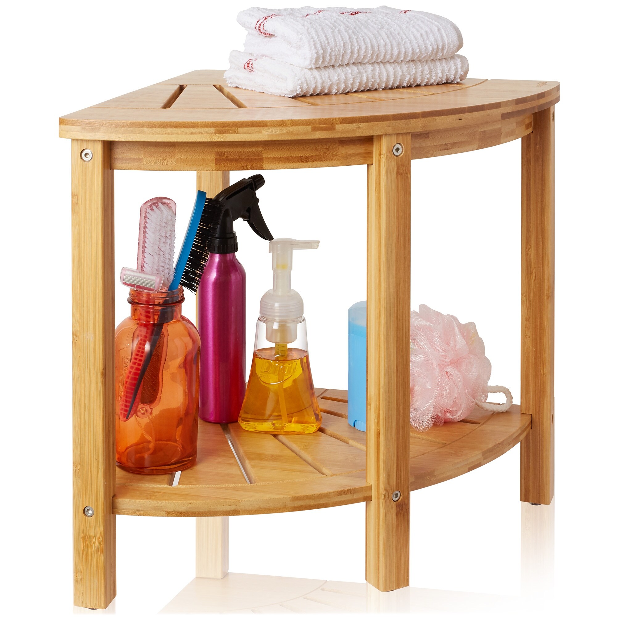 Corner stool sale with storage