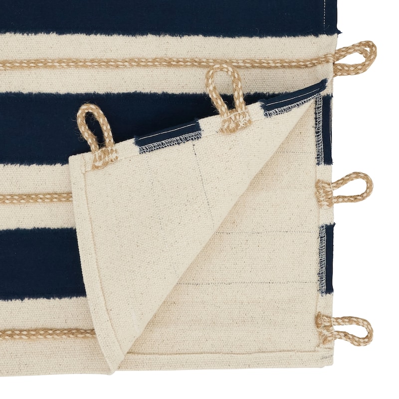 Oceanic Treasures Rope Knots Applique Table Runner - 16"x72"