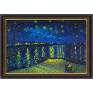 Starry Night Over the Rhone by Vincent Van Gogh Framed Hand Painted Oil ...