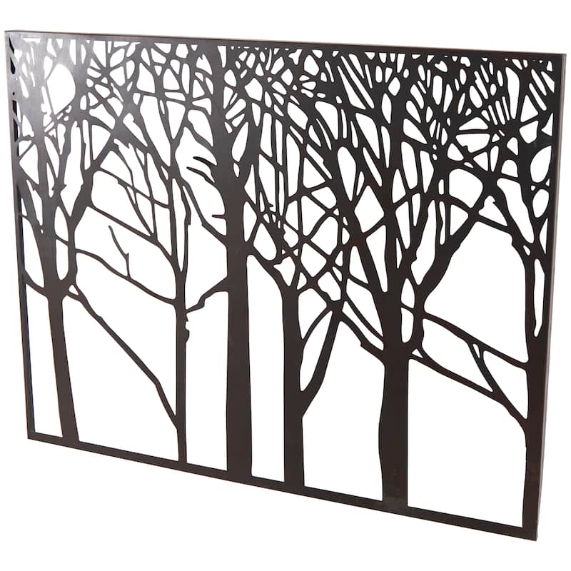 Metal Tree Wall Decor - Black - Roche River Decor