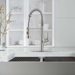 Kitchen Faucet Sink Faucet with Pull Out Sprayer, Single Hole ...