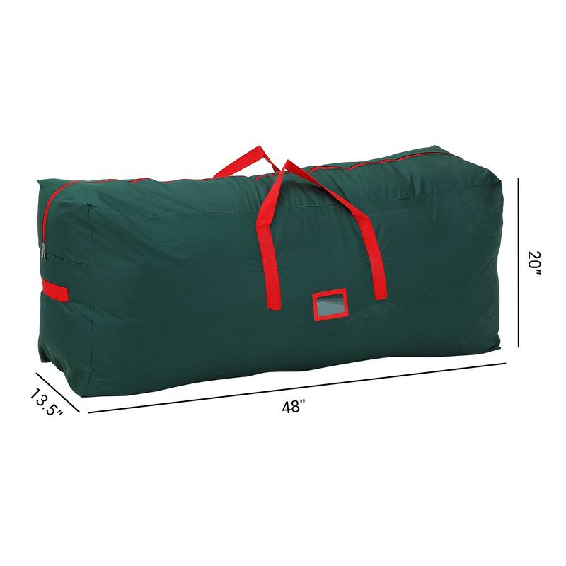 1 Pack Foldable Clothes Storage Bags with Handles, Moving Bags for Clothes, Comforters, Closet Organizers - Green - 48*13.5*20in