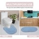 preview thumbnail 48 of 58, Hampton Crochet Bathmat 100% Cotton Non-Slip Bathroom Rug Set, Machine Washable Bath Rug, 5 Piece Bath Mat Set with Contour