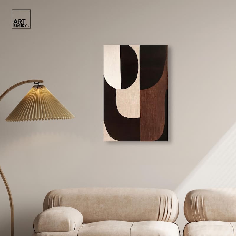 Quartet in Brown I Canvas by Art Remedy, Gallery Wrapped