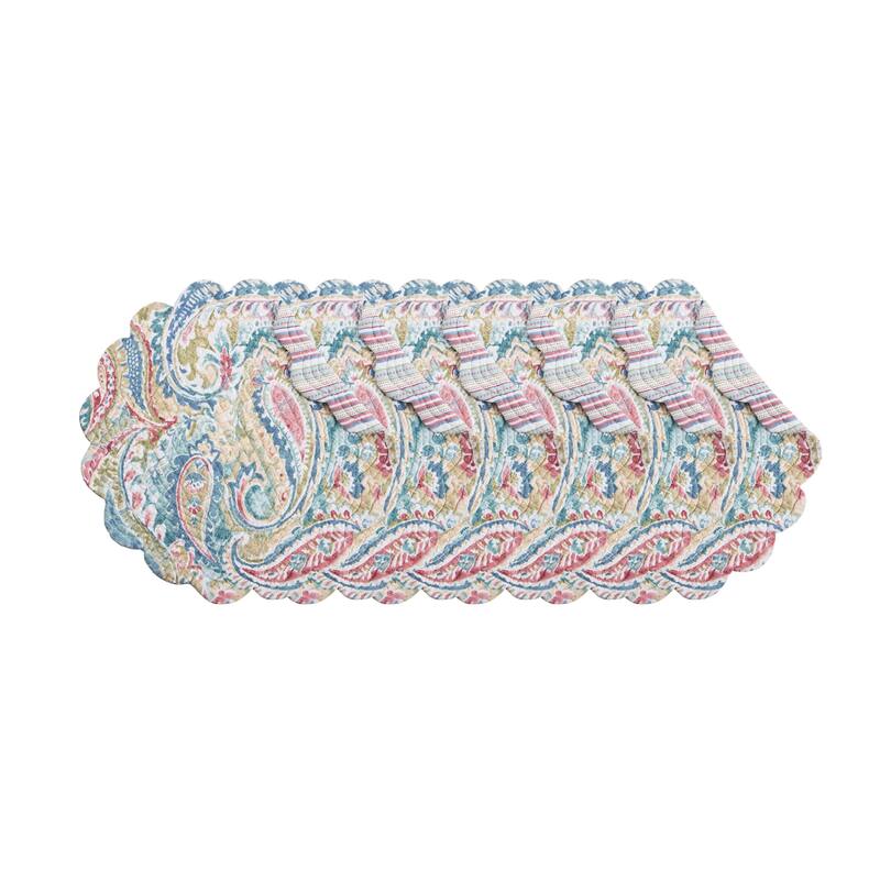 Maisie Round Placemats Set of 6, 17"