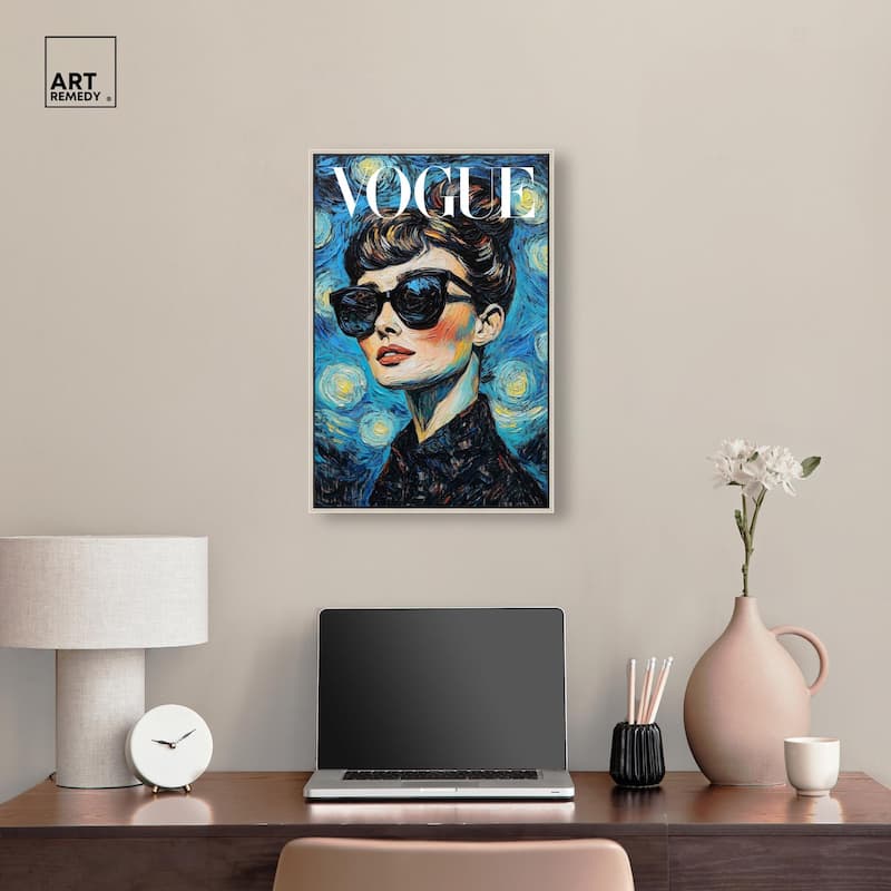Starry Night Icon Canvas by Art Remedy