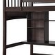 preview thumbnail 6 of 8, Space-Saving Twin Loft Bed with Desk, Shelves & Ladder