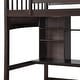 preview thumbnail 32 of 34, Twin Loft Bed with Shelves, Desk, and Ladder - Perfect for Multi-Use Spaces