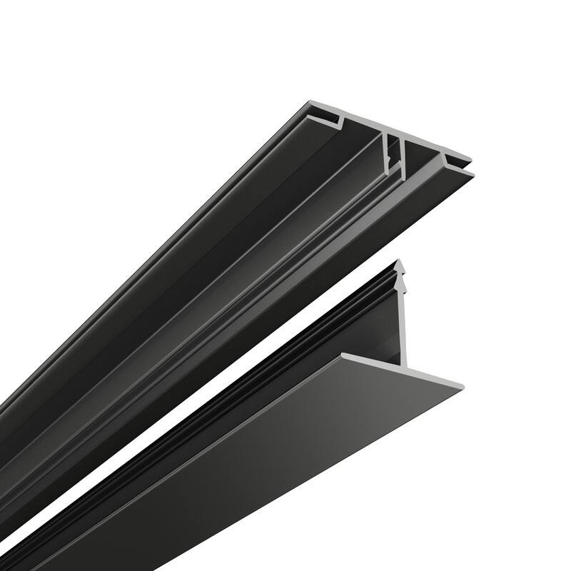 CeilingMAX 100 sq. ft. Black Surface Mount Grid Kit - Black - 2 x 2