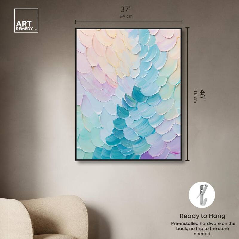 Mermaid Scales Canvas by Art Remedy