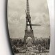 preview thumbnail 3 of 8, Designart 'Vintage View of Paris France' Oversized French Country Wall CLock