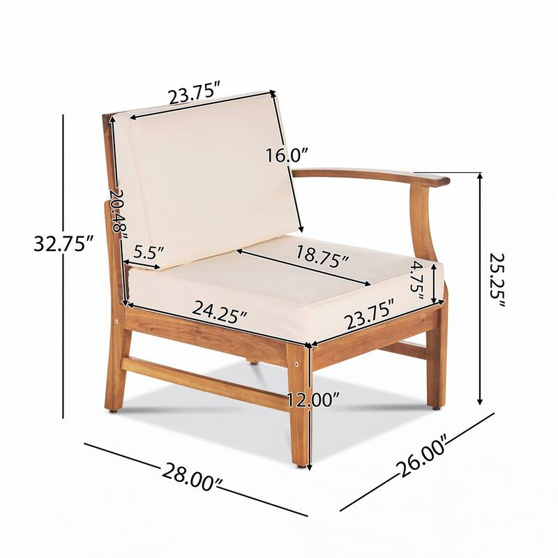Outdoor 3 SEATER SOFA AND TABLE SET, CREAM