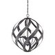 preview thumbnail 1 of 4, Blacksmith 5-Light Pendant in Old Black Finish Old Black Finish