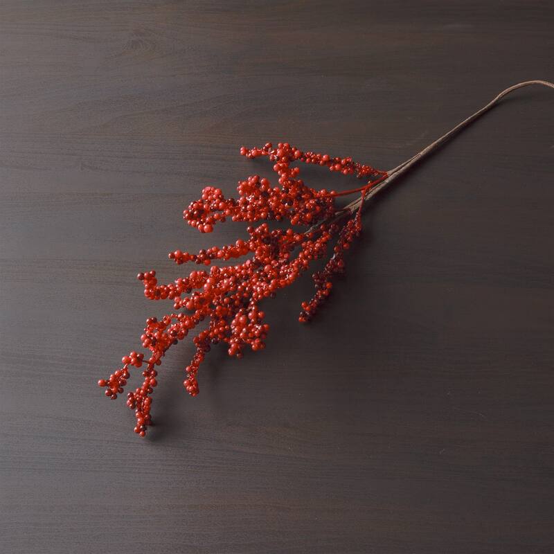 Artificial Berry Christmas Twig Spray - 28" - Set of 6