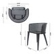 preview thumbnail 5 of 8, Accent Chair Outdoor Chairs Patio Armchairs with Iron Frame, Club Chairs Leisure Chair Dining Chair Side Chair