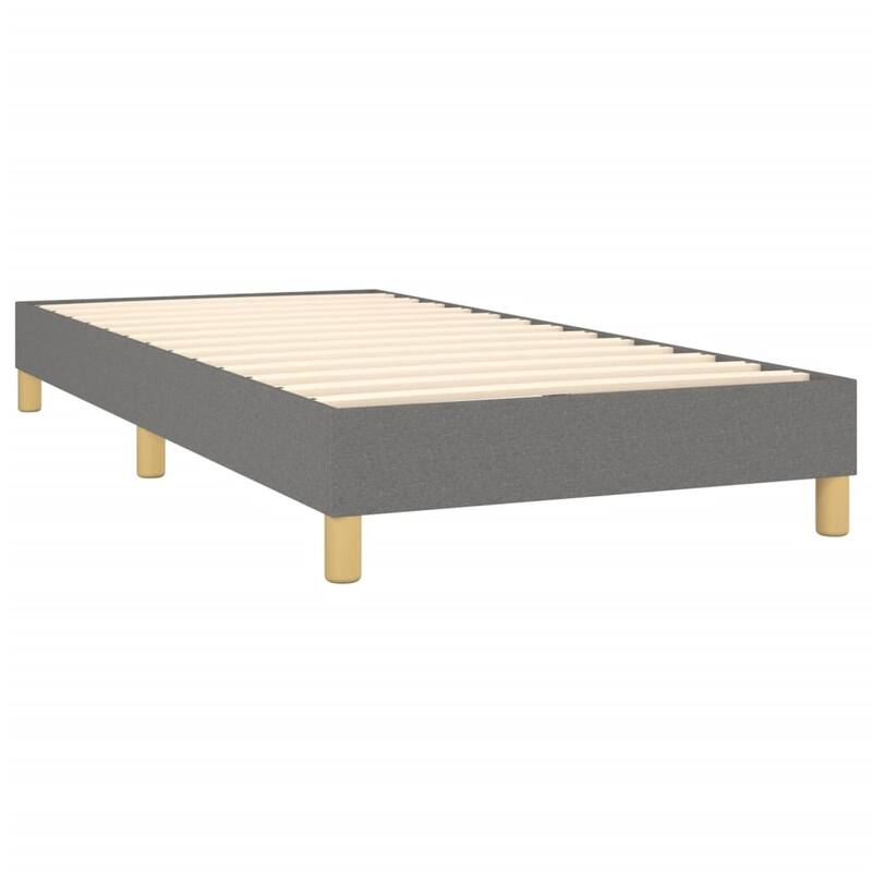 vidaXL Box Spring Bed Base Platform Bed Frame with Mattress for Bedroom Fabric