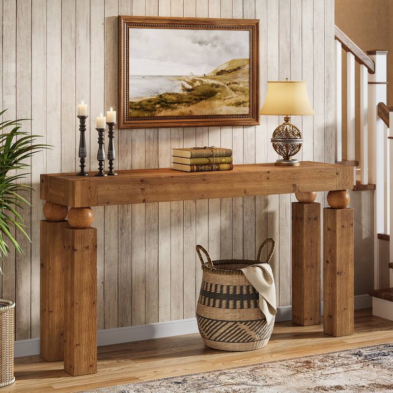 Solid Wood Entryway Table