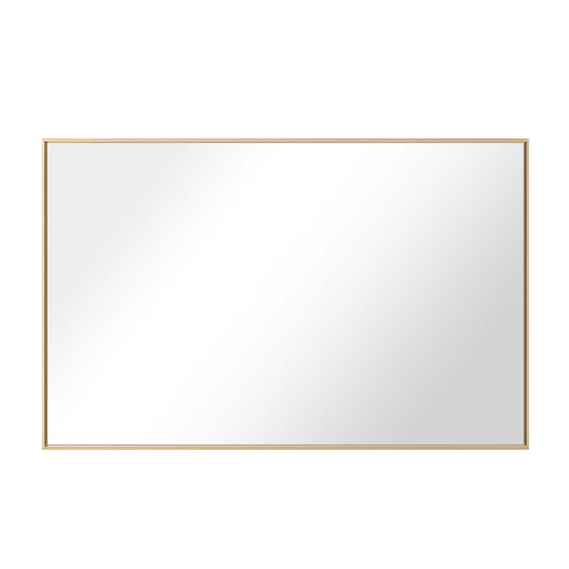 Modern Rectangle Framed Bathroom Vanity Mirror Accent Wall Mirror