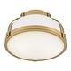 preview thumbnail 3 of 9, Hinkley Lighting 46351 Barton 2 Light 15" Wide Flush Mount Ceiling