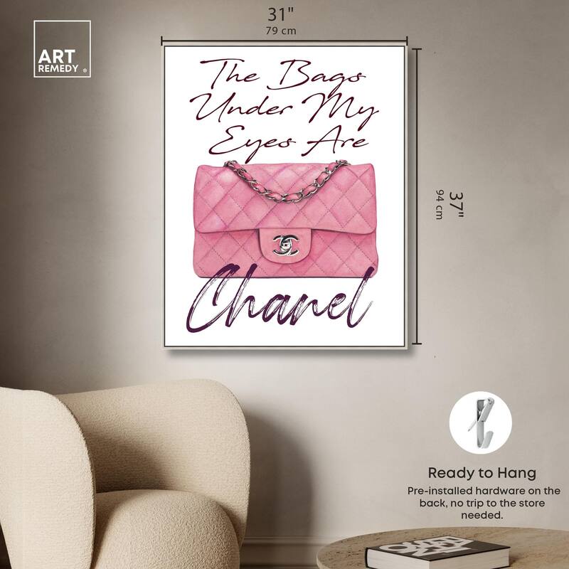 The Bag Under my Eyes Canvas by Art Remedy