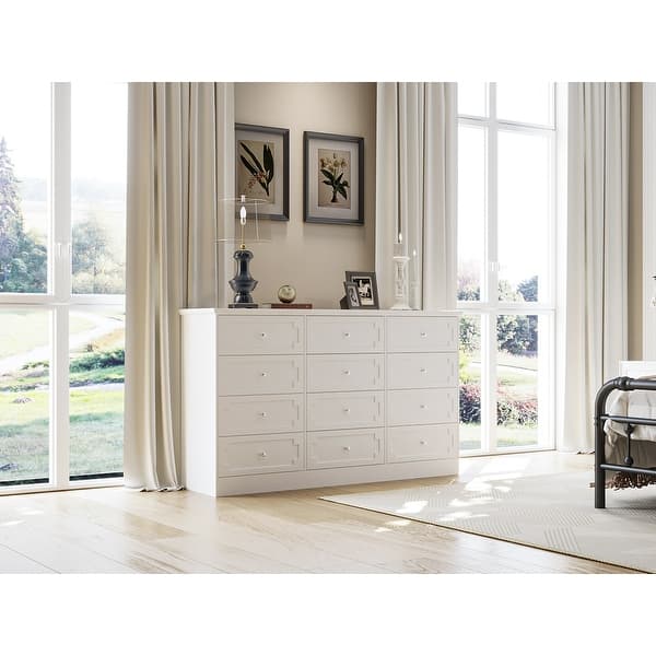 Spacious 12-Drawer Dresser with Elegant Design - Multi-Purpose Storage  Solution - On Sale - Bed Bath & Beyond - 42379555