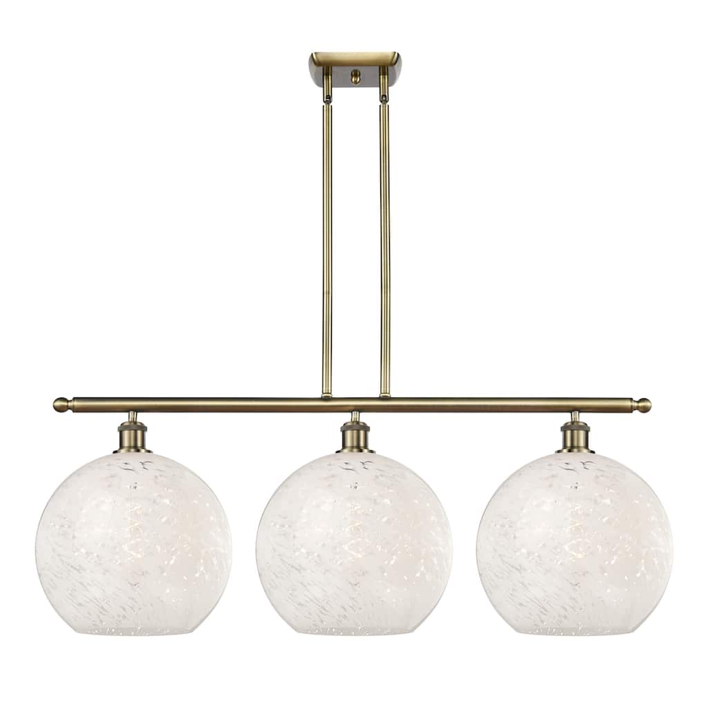 Innovations Lighting 516-3I-14-39-White Mouchette-Indoor Pendant White