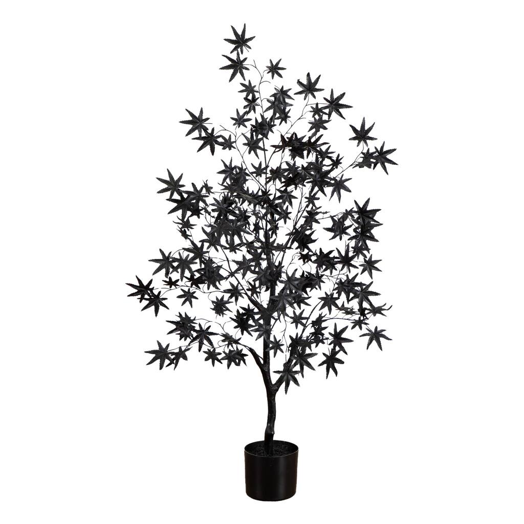 Eerie Maple Halloween Artificial Potted Tree - 4' - Unlit