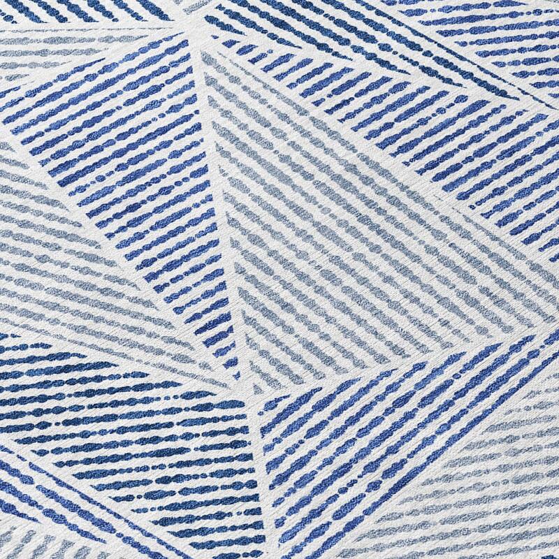 HomeRoots Geometric Transitional Rectangle Outdoor Rug