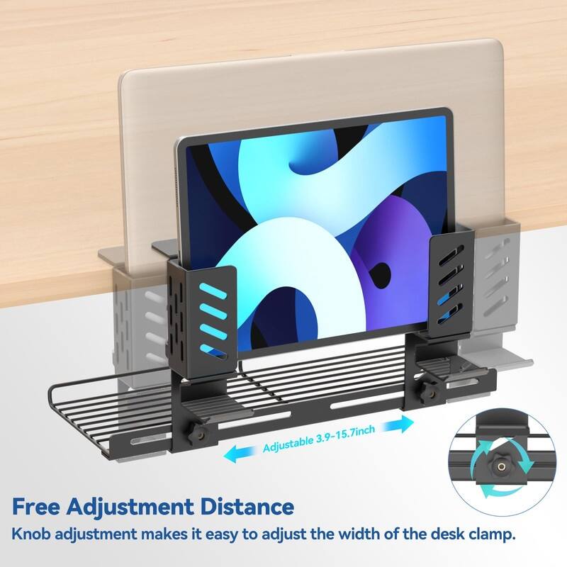 3-in-1 Laptop Stand Holder Storage - 16.26 x 6.81 x 2.52 inches