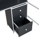 preview thumbnail 7 of 7, Metal Full Size Loft Bed with Bookcase, Desk and Cabinet