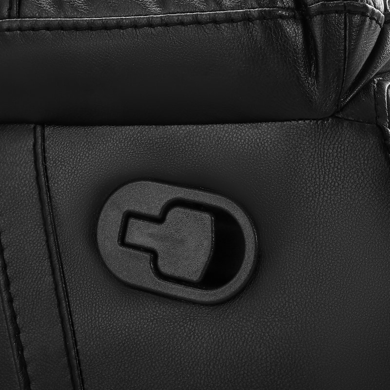 Manual Recliner,Faux Leather Reclining Sofa Set, 2-Seater Reclining Sofas For Living Room - 59"W X 37.4"D X 39.8"H