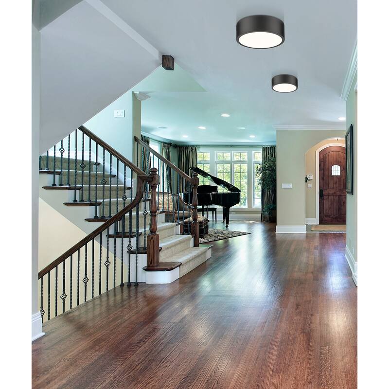 Z-Lite 1017F12-LED Coronado 13" Wide Flush Mount Drum Ceiling Fixture