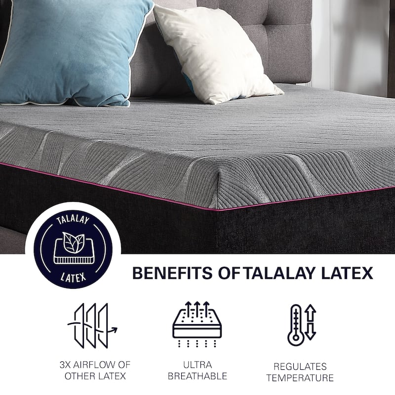 Bridgevine Home 11 inch Renew Flex Top Cooling Fast Responding Latex Foam Adult Mattress