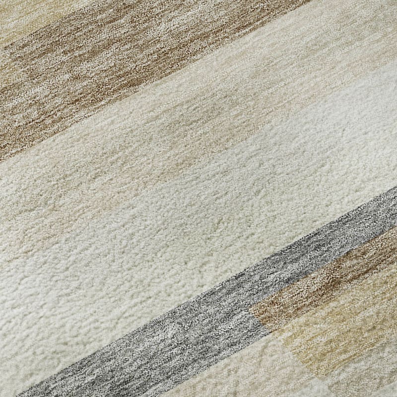 Premium Washable Super Soft Mosaic Stripe Mayfield Rug