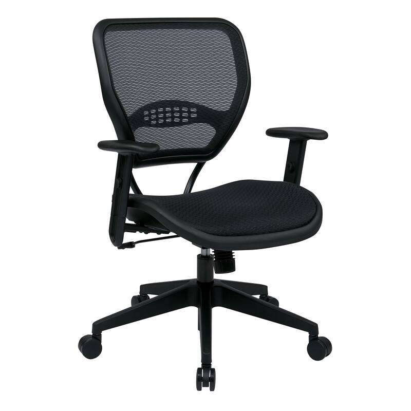 Office Star Professional Air Grid Deluxe Task Chair - Black