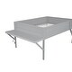 preview thumbnail 7 of 12, Full Size Gaming Loft Bed Wood Bed with Desk and LED