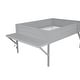 preview thumbnail 5 of 12, Wood Full Size Loft Bed with Desk and LED, Wooden Loft Bed Frame with Angled Ladder, No Box Spring Needed for Kids