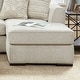 preview thumbnail 4 of 4, Stonefield Transitional Ivory Fabric 2-Piece Sectional and Chair Set by Furniture of America