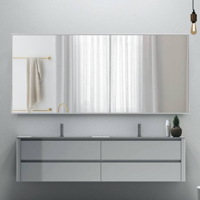 Neutypechic Huge Modern Metal Framed Floor Mirror