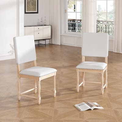 Roomfitters Vintage 2-Piece Upholstered Dining Chairs with Padded Backs