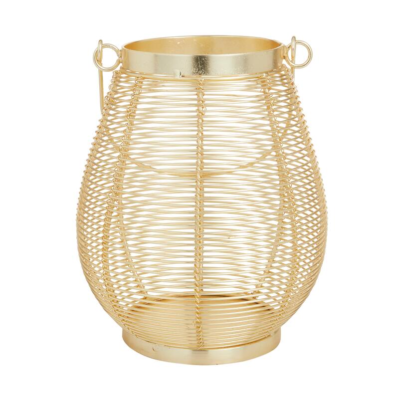 Gold Iron Glam Lantern
